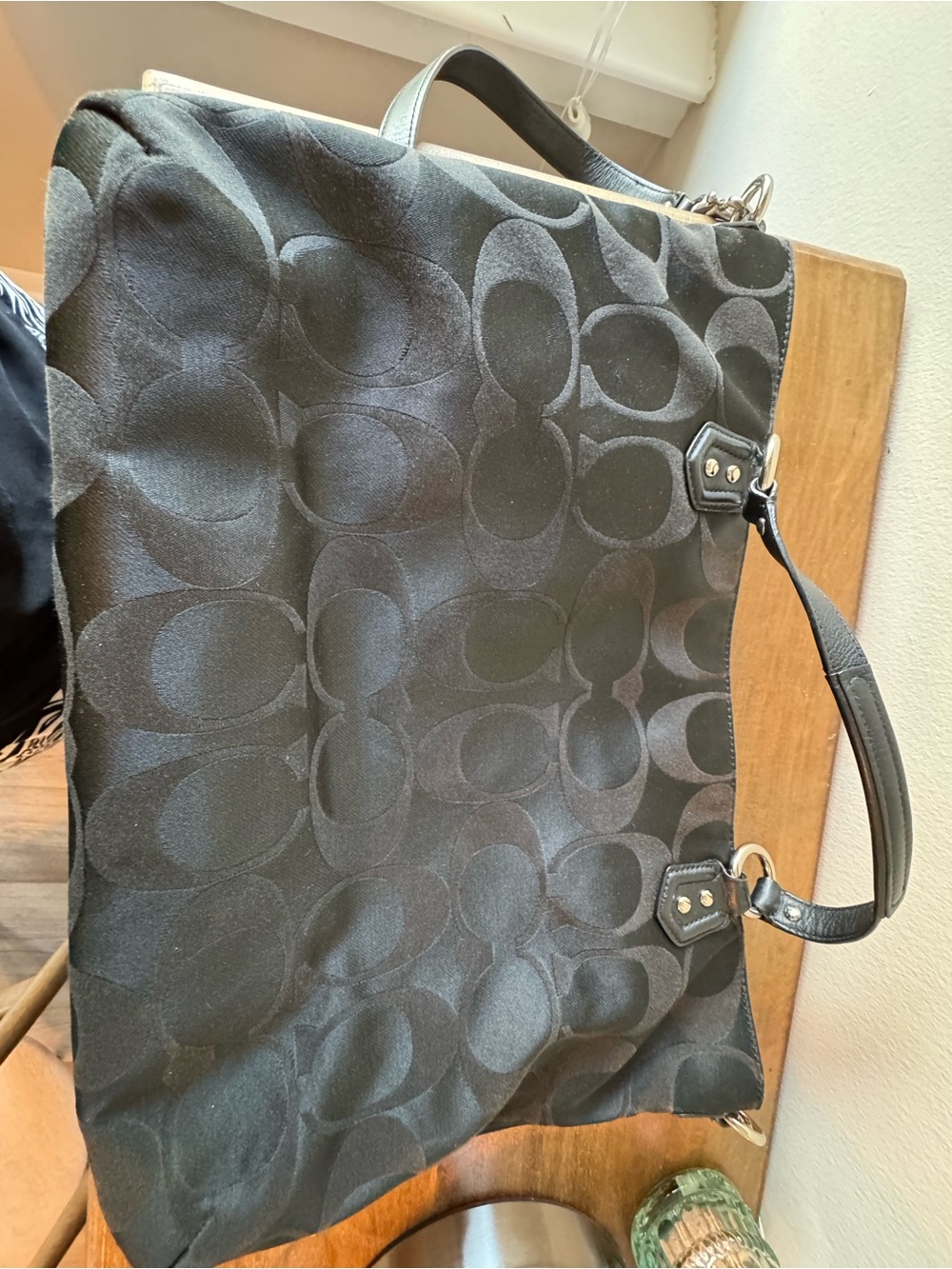 COACH CAMPBELL SIGNATURE SATCHEL tote laptop bag F25290 - Picture 9 of 15
